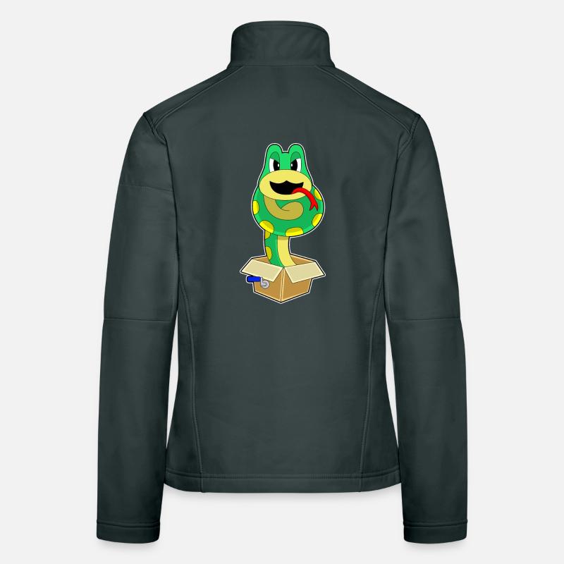 Schlange Karton Frauen Softshelljacke
