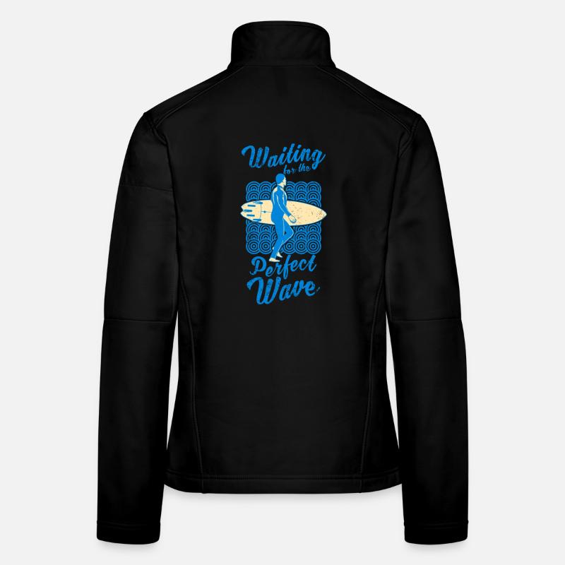 Surfer Motivation Frauen Softshelljacke