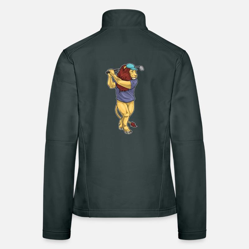 Löwe Golf Golfschläger Frauen Softshelljacke