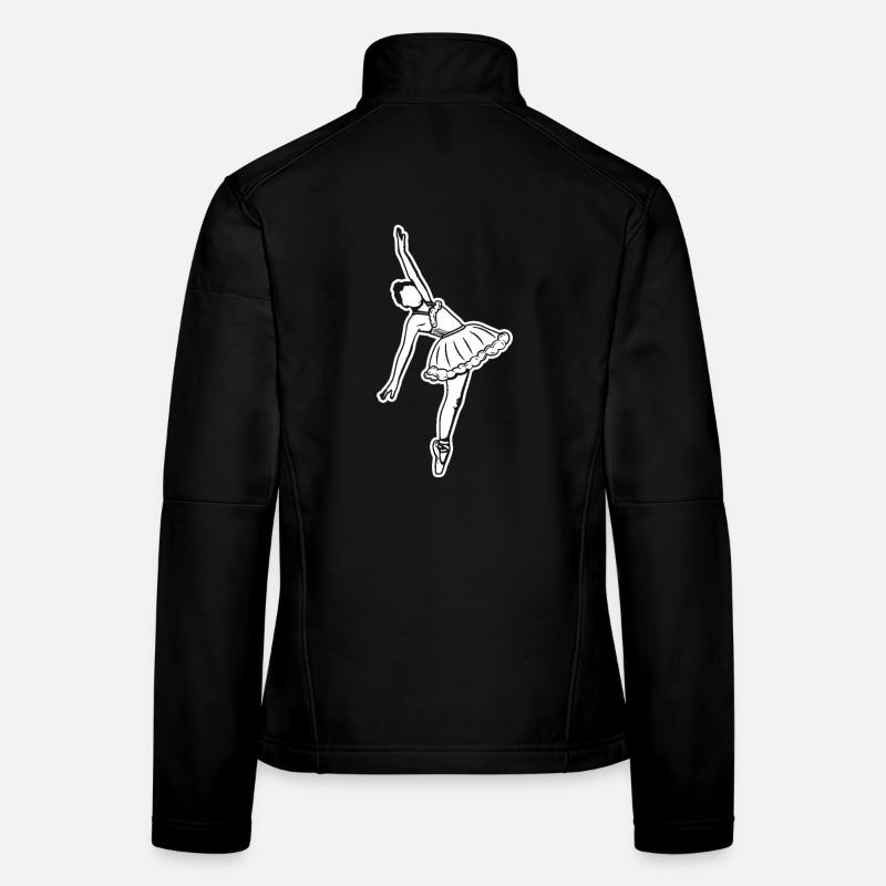 Ballerina Drawing Women's Softshell Jacket