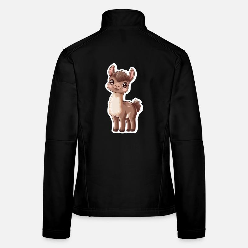 Lama Alpaka Llama Tier Geschenk Frauen Softshelljacke