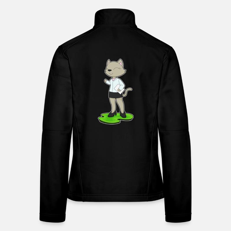 Note du secrétaire Cat Veste en tissu softshell Femme