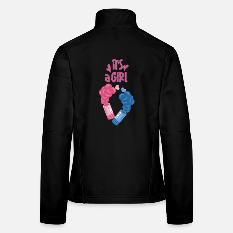 C’est une soirée de coupe de mousse de fille Veste en tissu softshell Femme