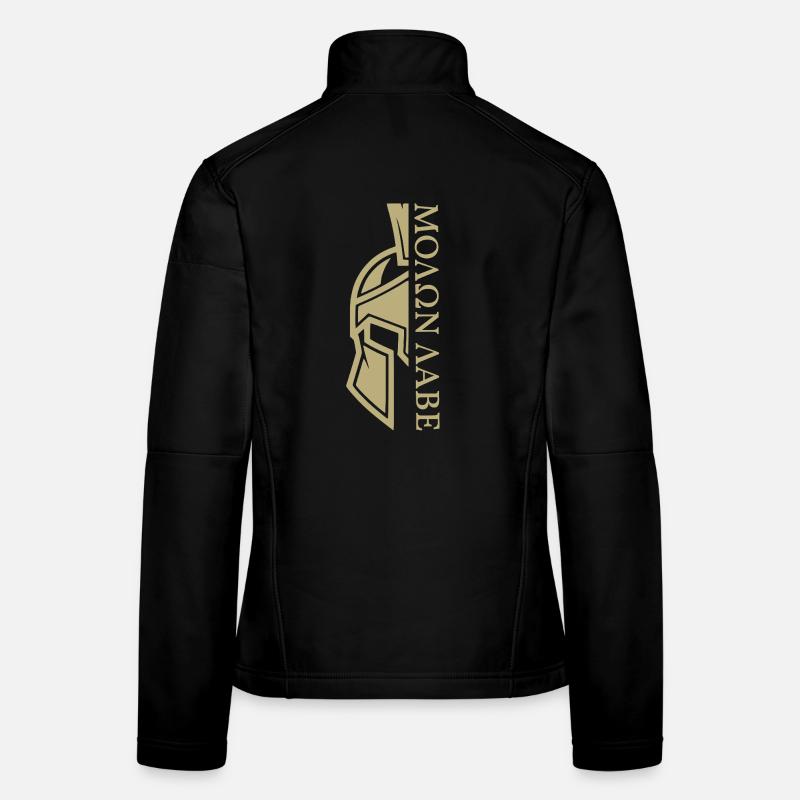 Molon Labe, viens le chercher ! Veste en tissu softshell Femme