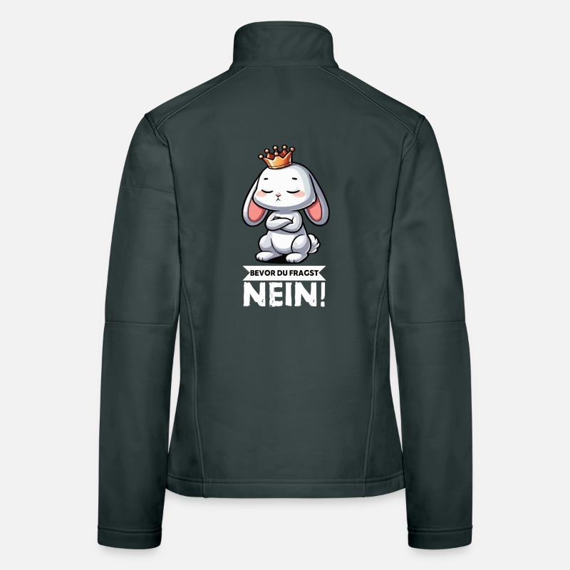 Before you ask: no, rabbit, bunny, bunny, long-eared Women's Softshell Jacket