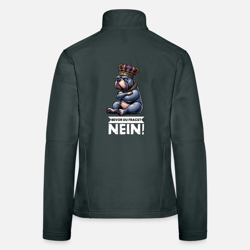 Bevor Du Fragst Nein American Bully Bully Pit Frauen Softshelljacke