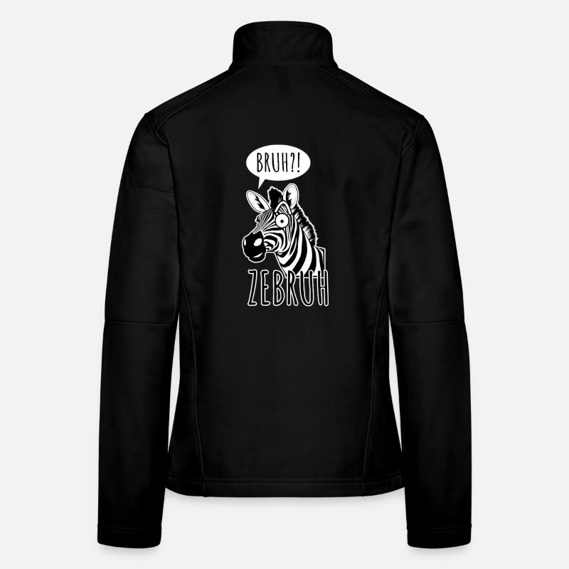 Zebra Bro - Un Zebruh ! Veste en tissu softshell Femme