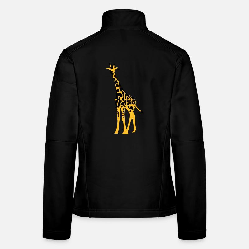 Girafe Veste en tissu softshell Femme