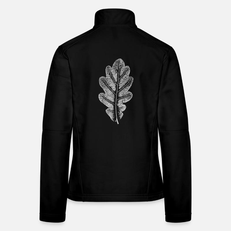 Blatt EICHE / Eichenblatt WEISS Frauen Softshelljacke