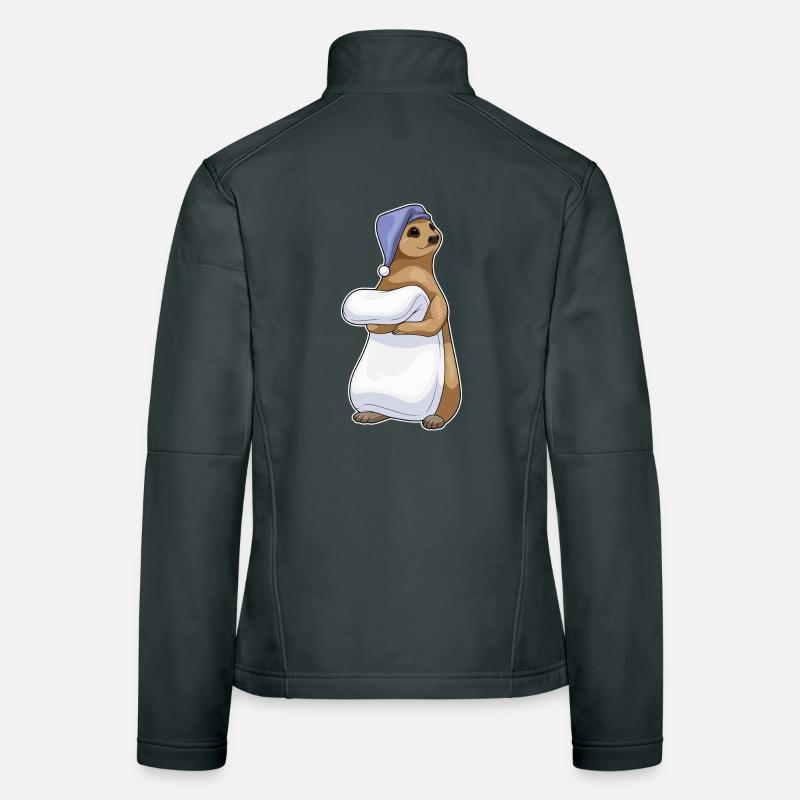 Couverture de couchage en suricate Veste en tissu softshell Femme