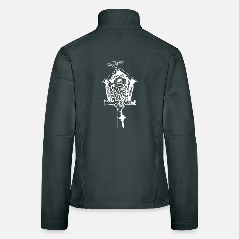 Kuckucksuhr white Frauen Softshelljacke