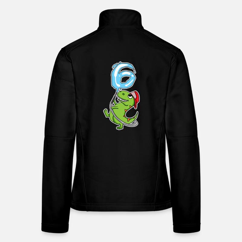 6. Geburtstag Dinosaurier Frauen Softshelljacke