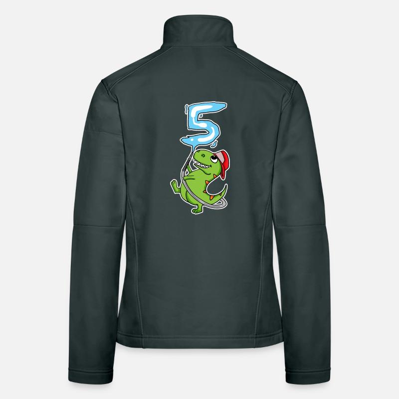 5. Geburtstag Dinosaurier Frauen Softshelljacke