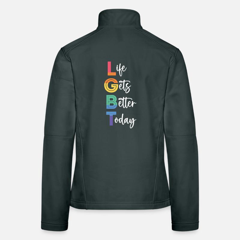 LGBT Pride Month - Das Leben wird heute besser Frauen Softshelljacke