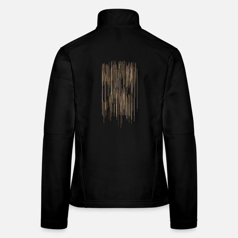Streifen Muster / Hintergrund Frauen Softshelljacke