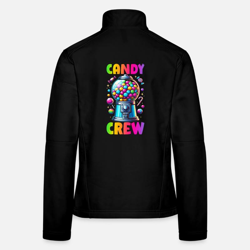 Candy Crew Decoration Candy Lover Sweet Tooth Women's Softshell Jacket