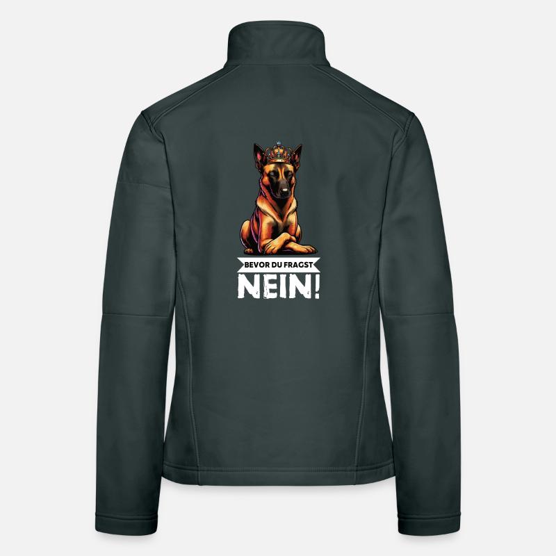 Before you ask: Malinois Belgian Shepherd Women's Softshell Jacket