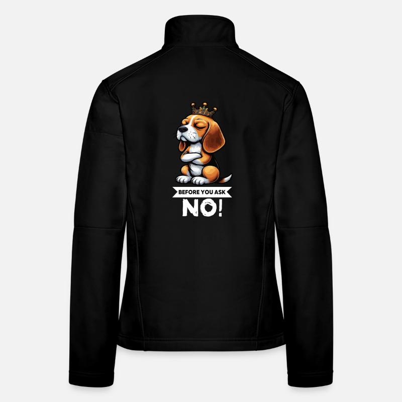 Before You Ask Beagle Beaglebesitzer Beaglehalter Frauen Softshelljacke