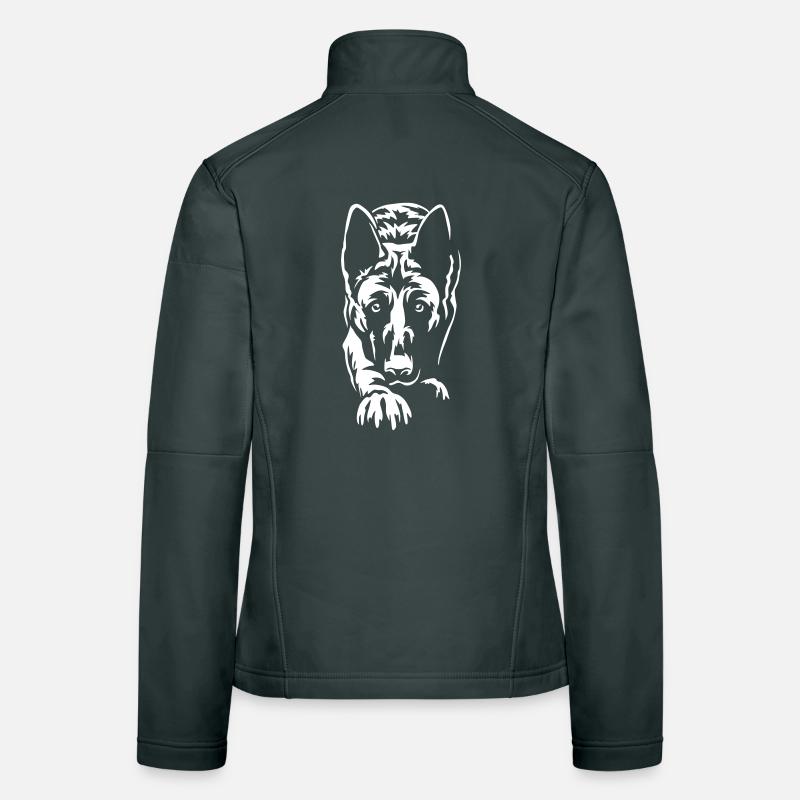 Malinois "Black Edition" Women's Softshell Jacket