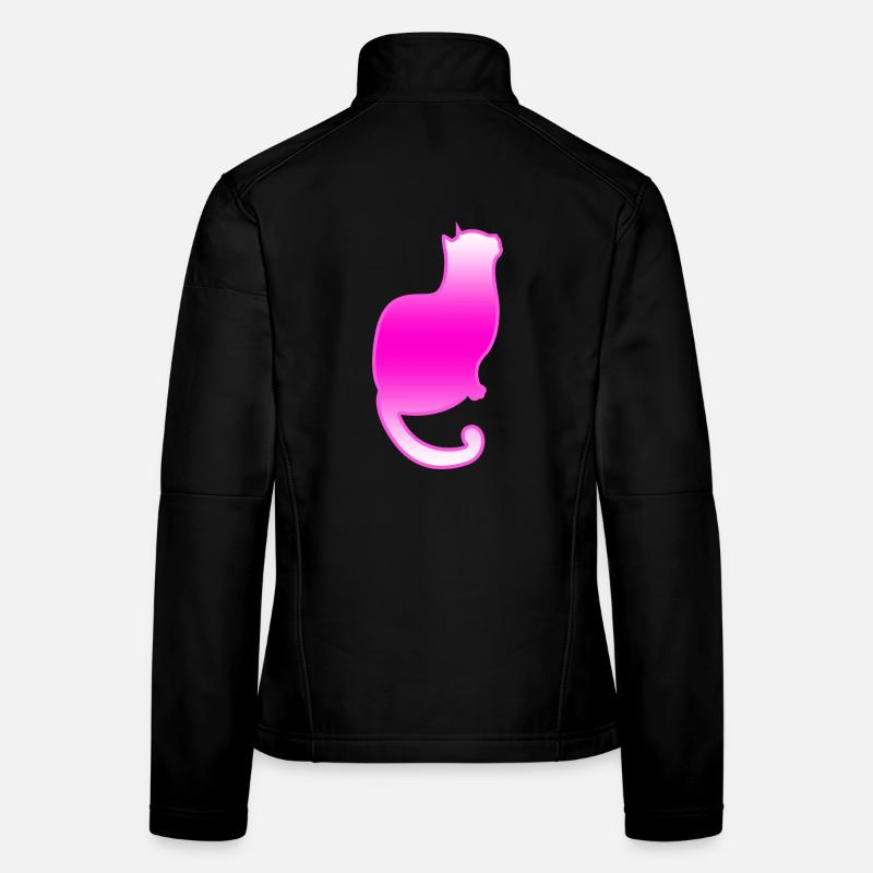 Chat Veste en tissu softshell Femme