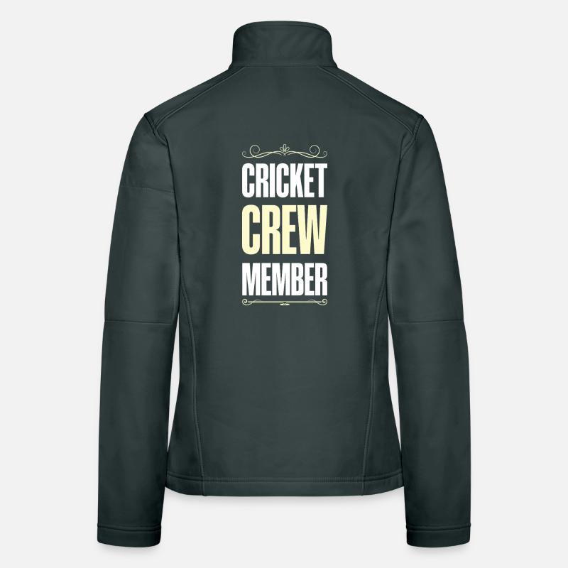 Équipe de cricket Veste en tissu softshell Femme