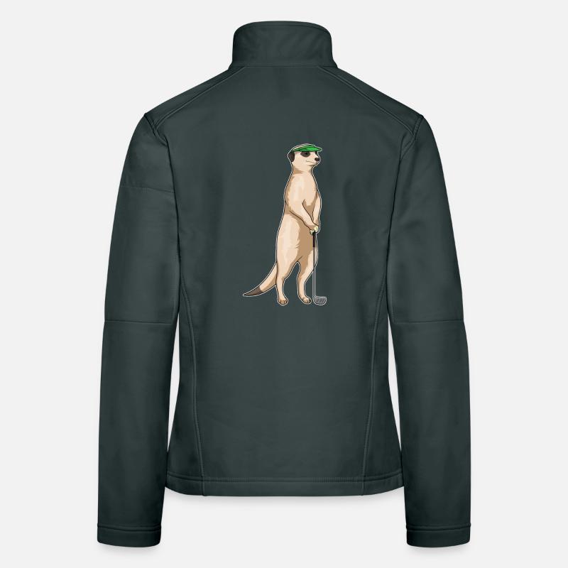 Erdmännchen Golf Golfschläger Frauen Softshelljacke