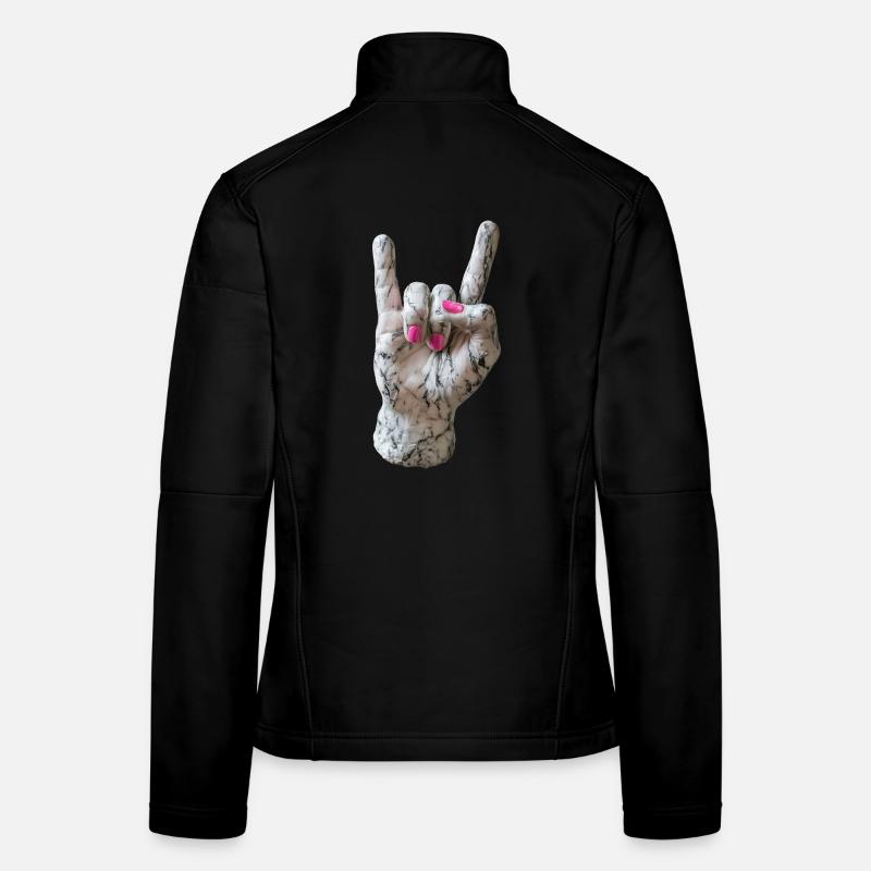 Rock and roll Veste en tissu softshell Femme