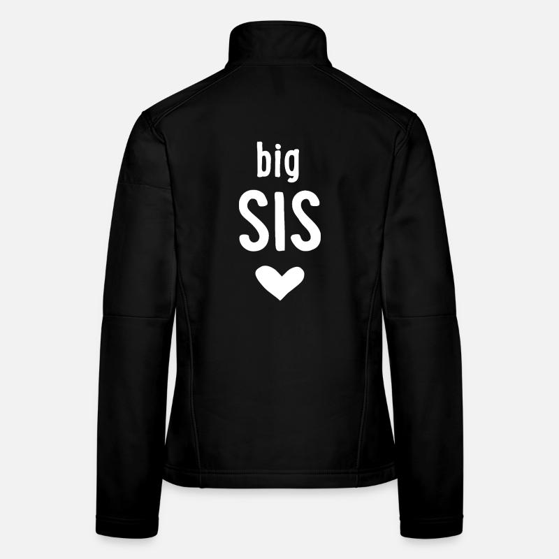 Big Sis - Frauen Softshelljacke - Schwarz