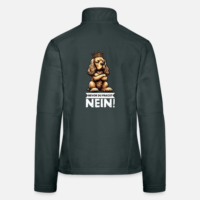 Bevor Du Fragst Cocker Spaniel Cockerhund  Frauen Softshelljacke