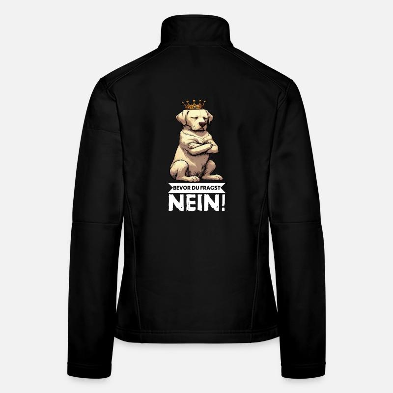 Bevor Du Fragst Nein Labrador Labradorbesitzer  - Frauen Softshelljacke - Schwarz