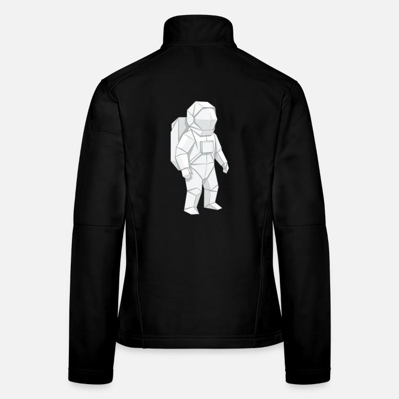 T-shirt d’astronaute pour fans de l’espace Veste en tissu softshell Femme