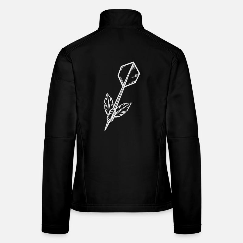 Dartpfeil mit Flügel Frauen Softshelljacke