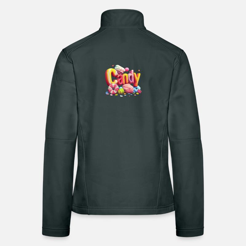 candy lover Women's Softshell Jacket