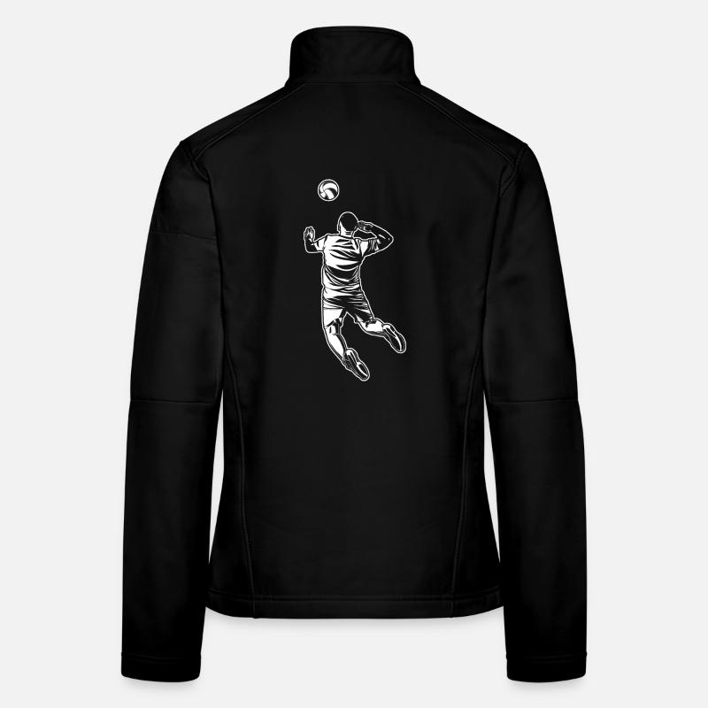 Volleyball player Women's Softshell Jacket