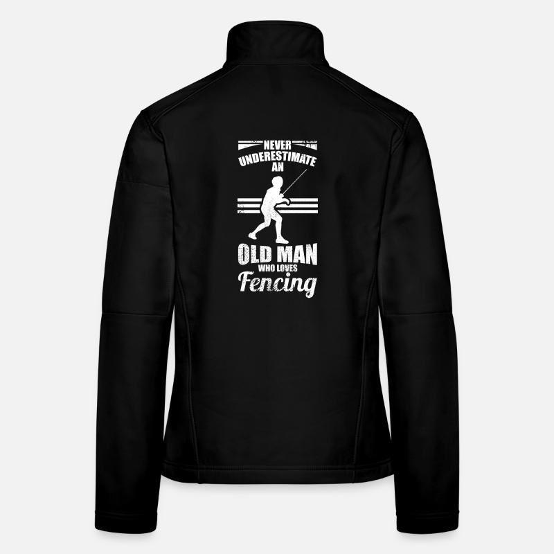 Fencing Grandfather Women's Softshell Jacket