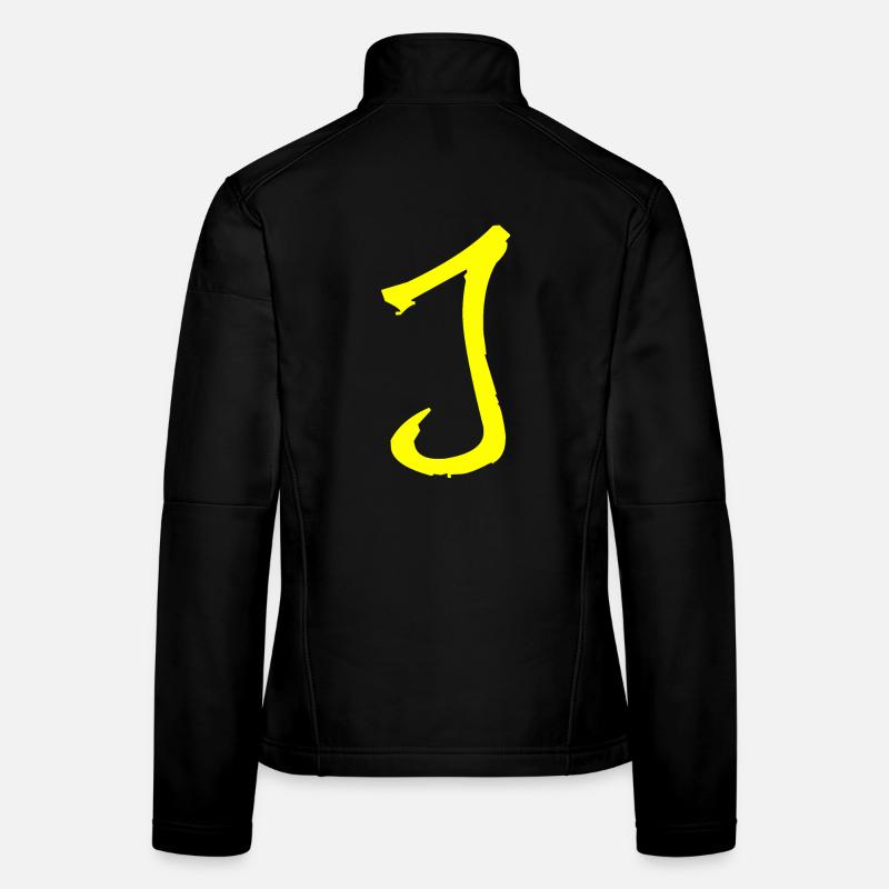 Buchstabe J Frauen Softshelljacke