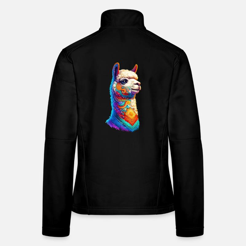 Alpaka - Frauen Softshelljacke - Schwarz