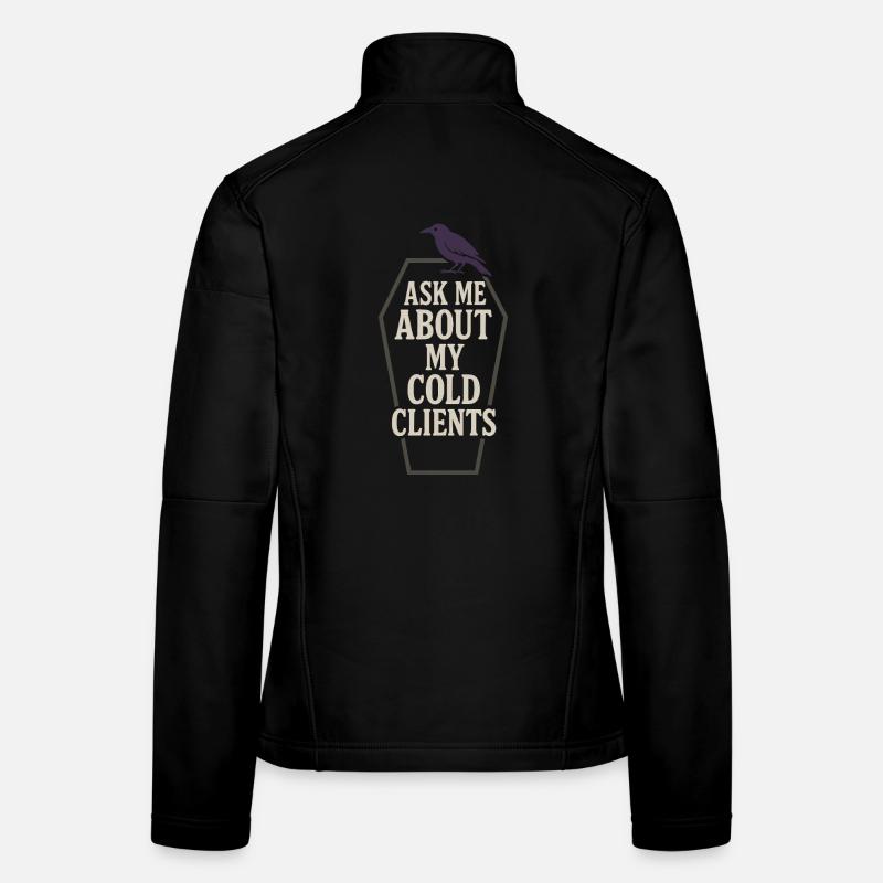 Corpse Science Dark Humor Death Positive Women's Softshell Jacket