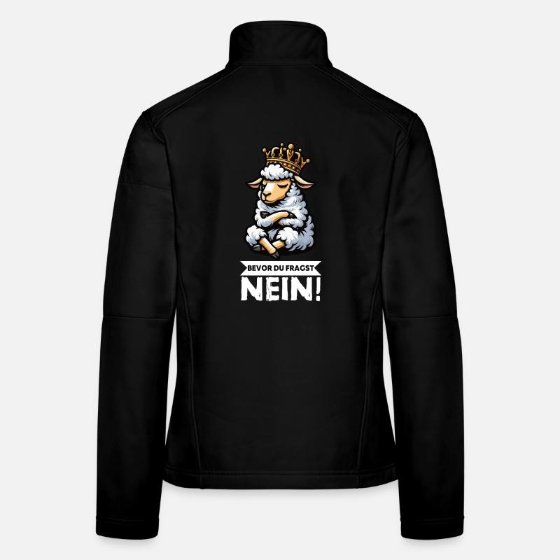 Bevor Du Fragst Schaf Schafe Schäfer Schafhalter  Frauen Softshelljacke