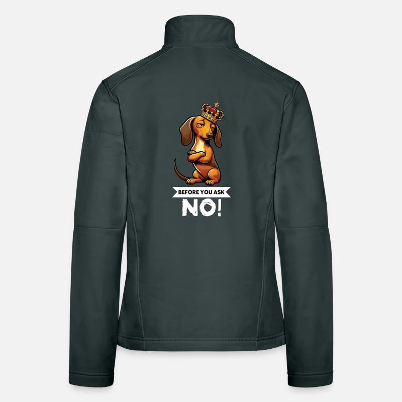 Avant de demander teckel propriétaire teckel teckel propriétaire teckel Veste en tissu softshell Femme