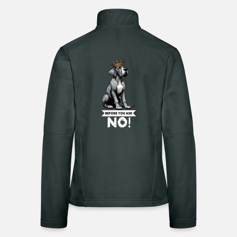 Before You Ask Great Dane Great Dane Owner Women's Softshell Jacket