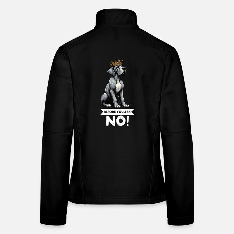 Before You Ask Deutsche Dogge Doggenbesitzer  Frauen Softshelljacke