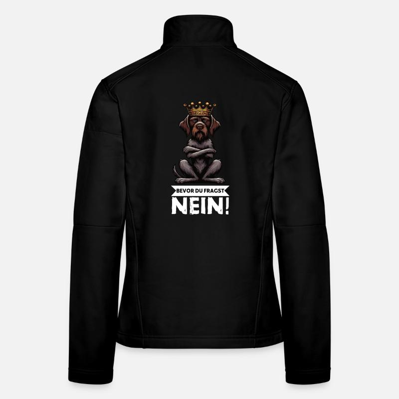 Bevor Du Fragst Nein Deutsch Drahthaar Drahthaare  Frauen Softshelljacke