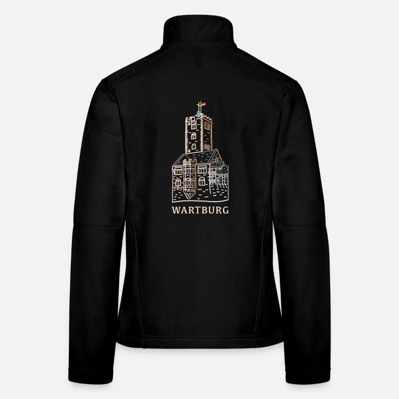 Wartburg, World Heritage Site,Thuringia, Germany Women's Softshell Jacket