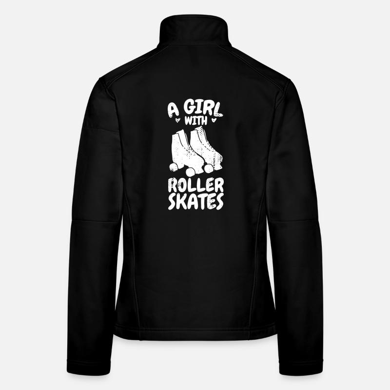Patineur à roulettes Veste en tissu softshell Femme
