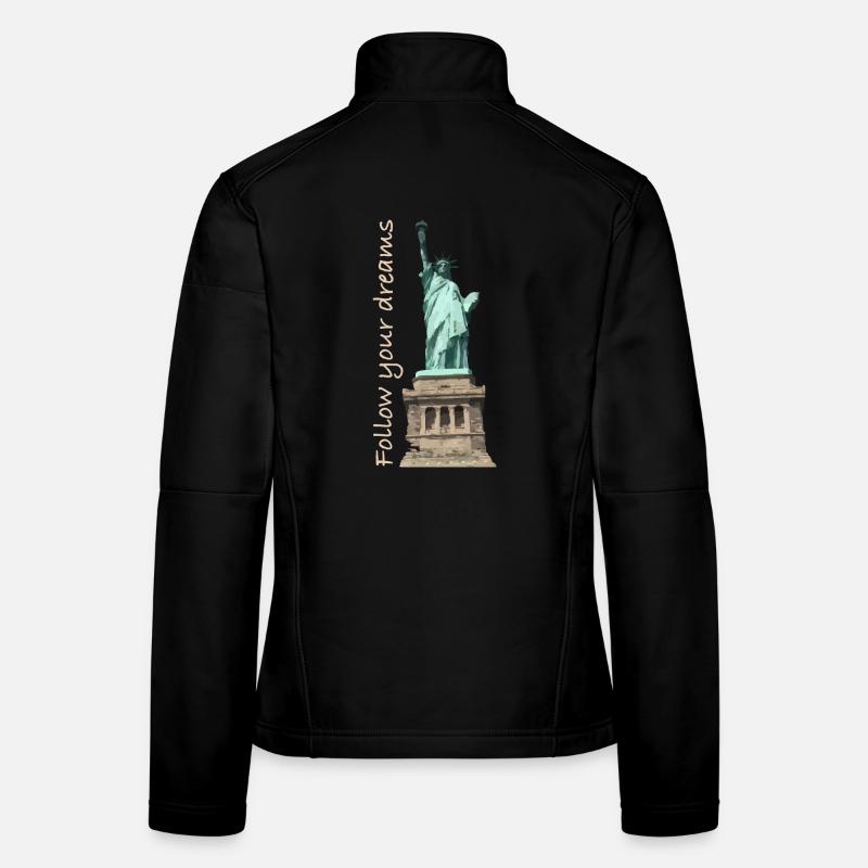 Follow your dreams Frauen Softshelljacke