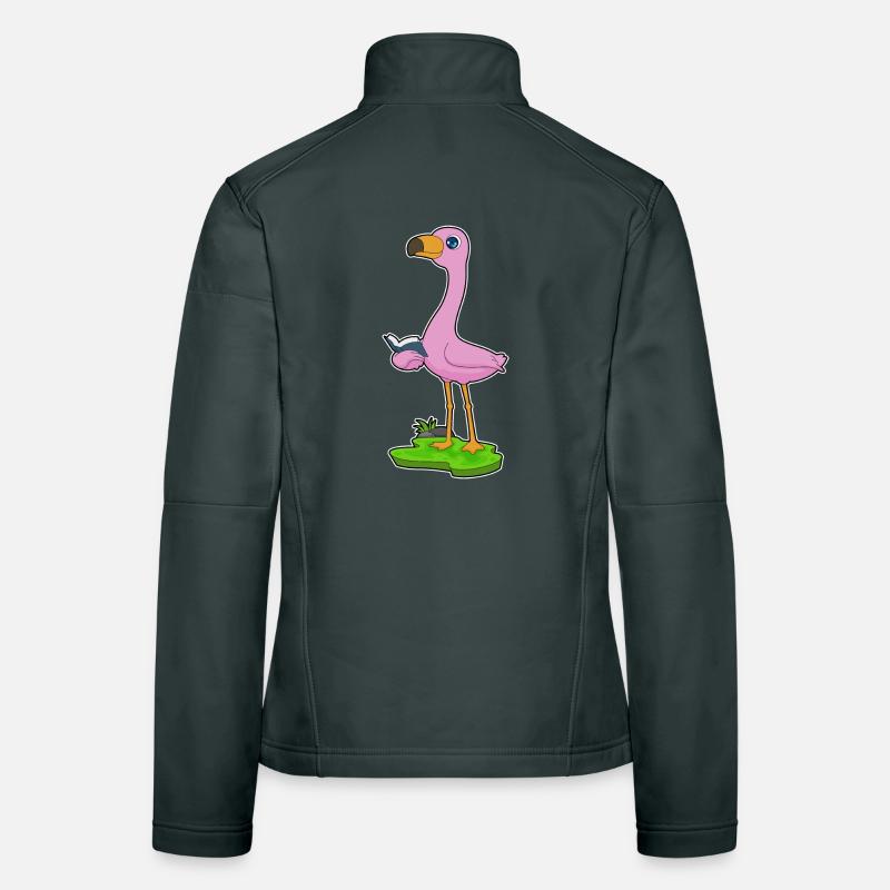 Flamingo Book Women's Softshell Jacket