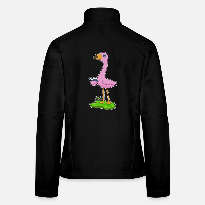 Flamingo Book Veste en tissu softshell Femme