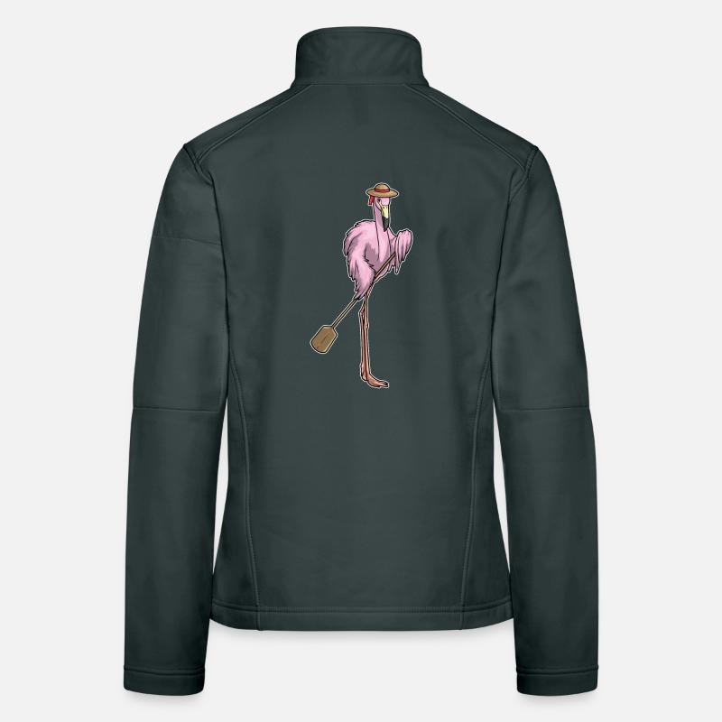 Flamingo Paddel Frauen Softshelljacke