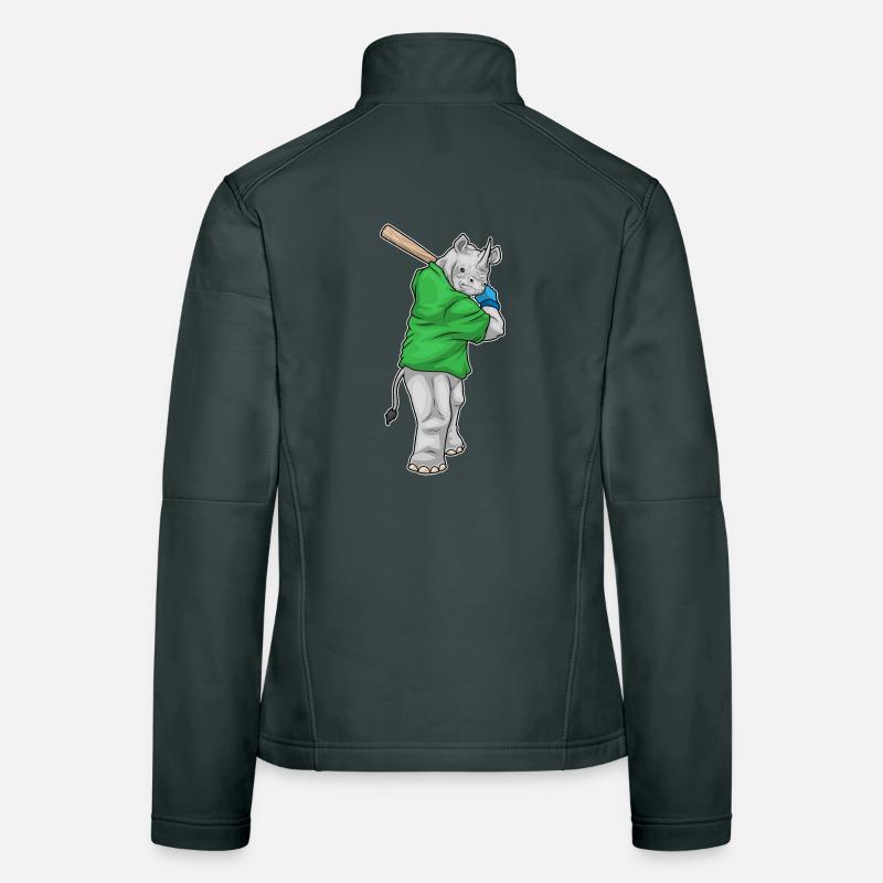 Rhino Baseball Batte de Baseball Veste en tissu softshell Femme